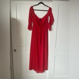 Forever21 Maxi red dress